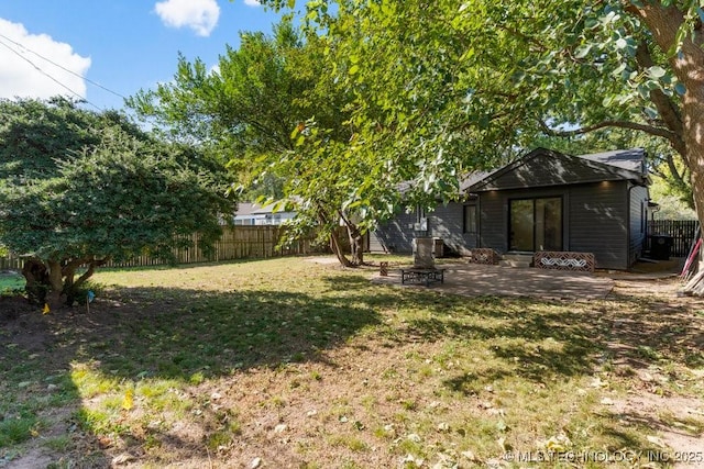 4907 S Boston Ave, Tulsa, OK 74105 - view of yard featuring a patio