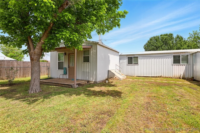 300 Michele, Calera, OK 74730 - view of back of property