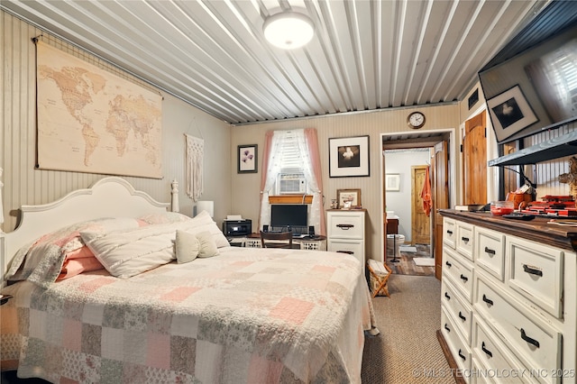 300 Michele, Calera, OK 74730 - carpeted bedroom featuring cooling unit