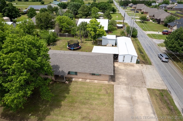 300 Michele, Calera, OK 74730 - aerial view of residential area