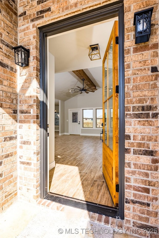 204 Maple Leaf, Durant, OK 74701 - entrance to property featuring ceiling fan