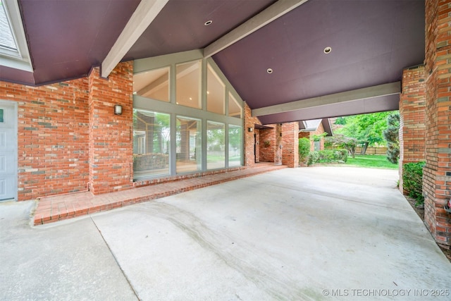 3219 S Birmingham Ave, Tulsa, OK 74105 - view of patio / terrace featuring a carport