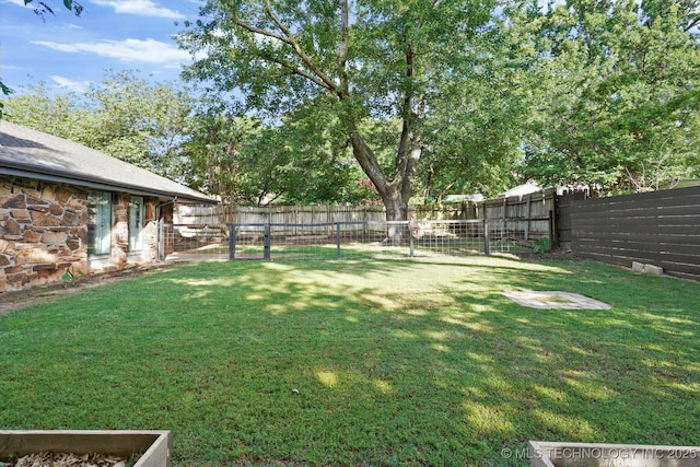 3719 E 84th St, Tulsa, OK 74137 - view of yard