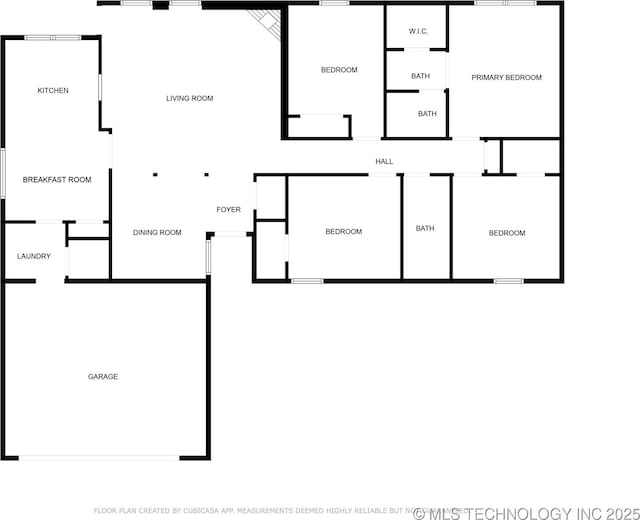 3719 E 84th St, Tulsa, OK 74137 - home floor plan