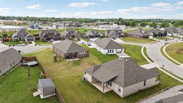 11807 N 131st E Ave, Owasso, OK 74055 - aerial perspective of suburban area