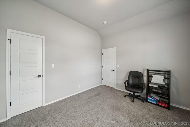 11807 N 131st E Ave, Owasso, OK 74055 - carpeted office with lofted ceiling and baseboards