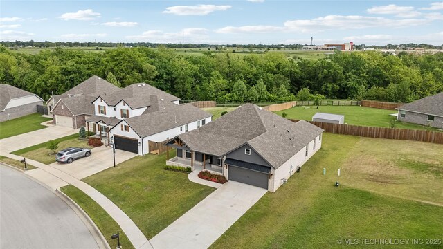 11807 N 131st E Ave, Owasso, OK 74055 - drone / aerial view