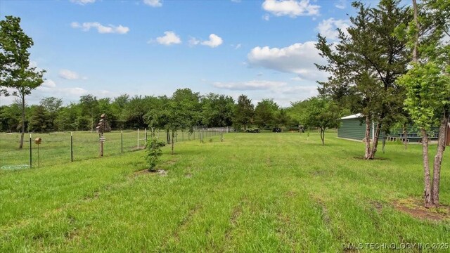 10627 Old Willis, Kingston, OK 73439 - view of yard with a view of rural / pastoral area