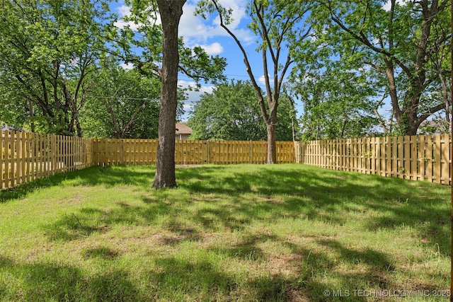 view of yard