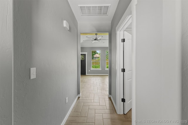 hall with baseboards