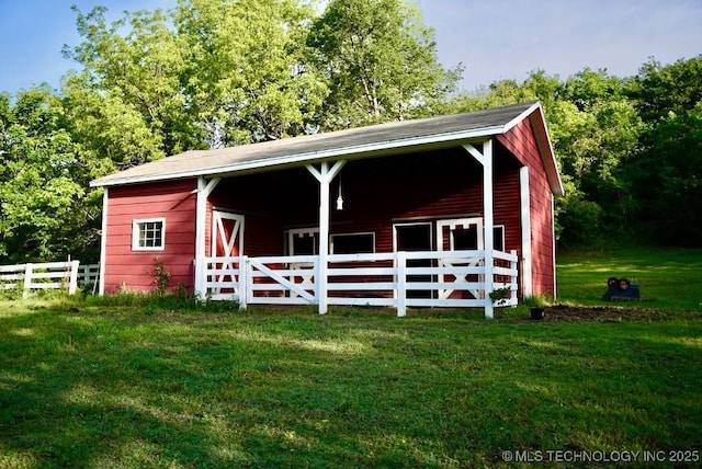 15373 N Javine Hill Rd, Skiatook, OK 74070 - view of outdoor structure featuring an exterior structure