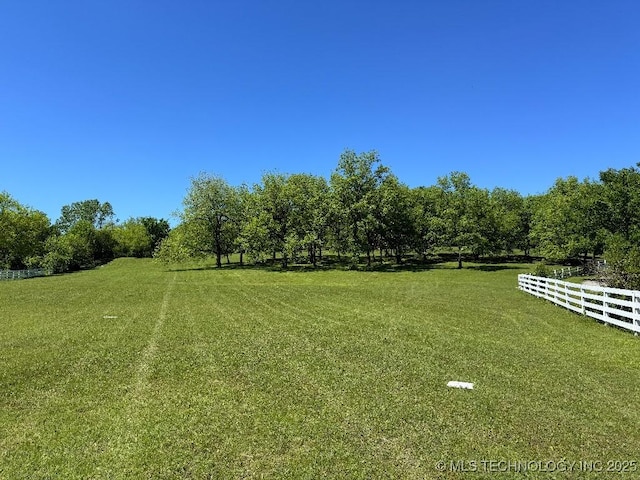 15373 N Javine Hill Rd, Skiatook, OK 74070 - view of yard with a rural view