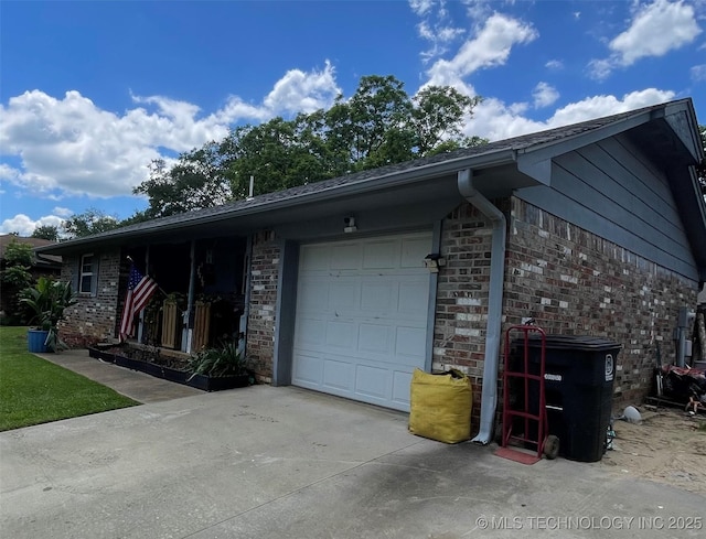 1715 Worley, Durant, OK 74701 - view of side of home with a garage and driveway