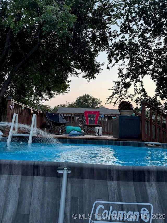 1715 Worley, Durant, OK 74701 - view of pool at dusk