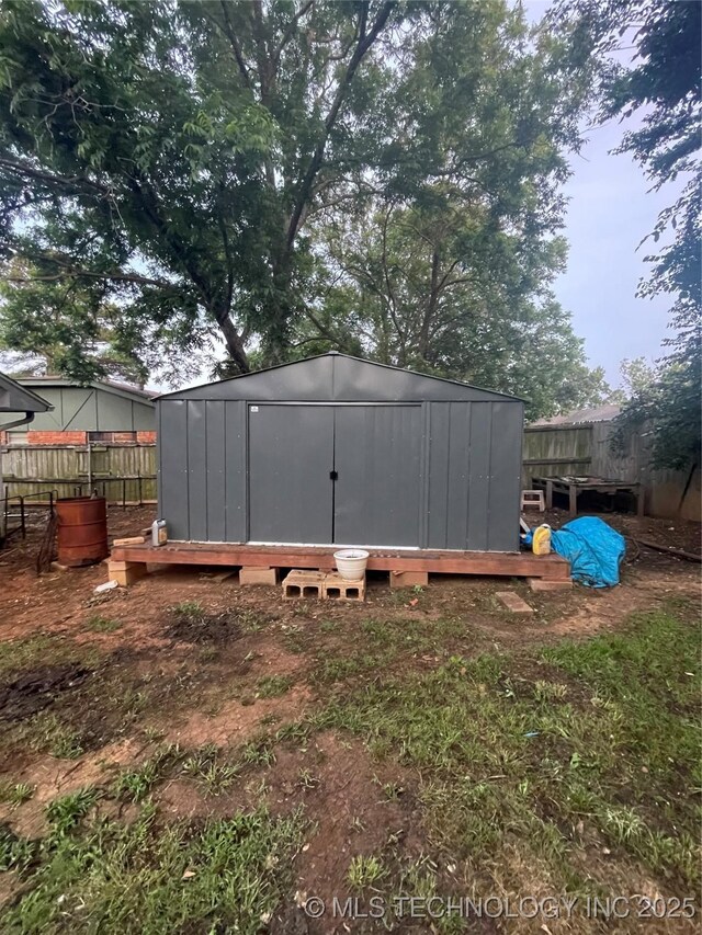 1715 Worley, Durant, OK 74701 - view of shed