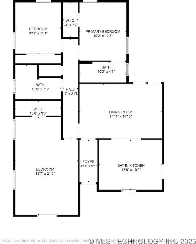 1715 Worley, Durant, OK 74701 - floor plan / room layout