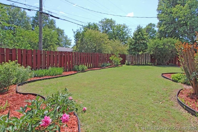6112 E 21st St, Tulsa, OK 74114 - view of yard