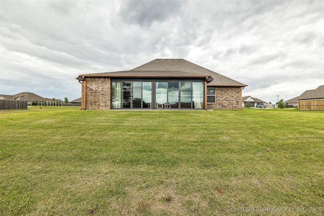 2621 S Catalayah Ln, Claremore, OK 74019 - back of house featuring brick siding