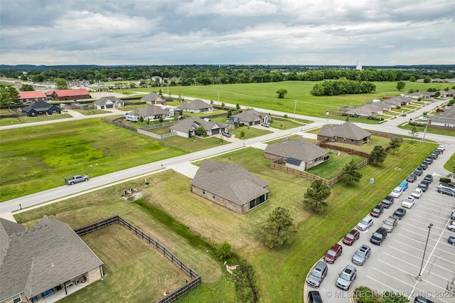 2621 S Catalayah Ln, Claremore, OK 74019 - aerial perspective of suburban area