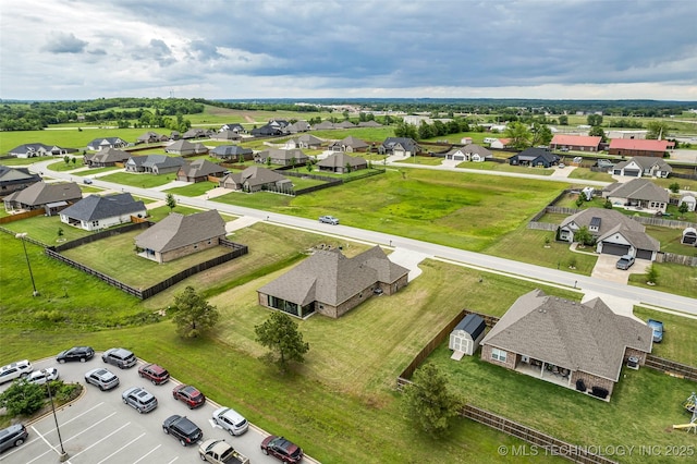 2621 S Catalayah Ln, Claremore, OK 74019 - aerial perspective of suburban area
