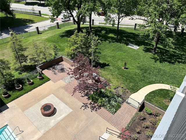 drone / aerial view