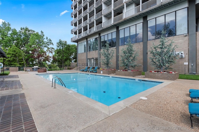 view of community pool