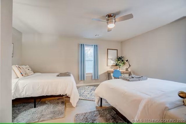 555 Williams Dr, Eufaula, OK 74432 - bedroom featuring a ceiling fan