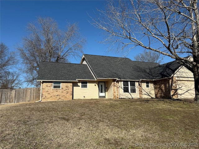 2902 Hilltop Ave, Muskogee, OK 74403 - view of front facade with brick siding and a shingled roof