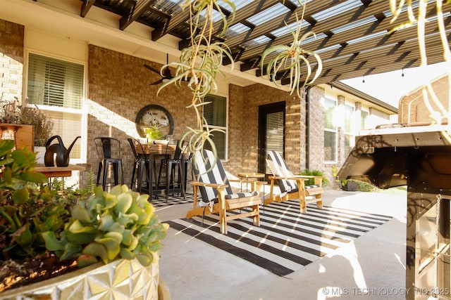 118 W 130th Pl S, Jenks, OK 74037 - view of patio with a pergola