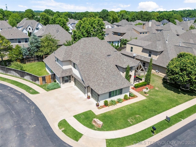 2835 E 104th St, Tulsa, OK 74137 - aerial perspective of suburban area