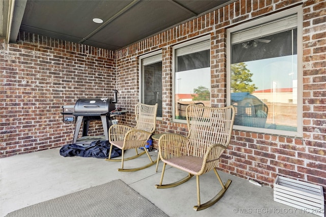 2661 S Catalayah Ln, Claremore, OK 74019 - view of patio featuring grilling area