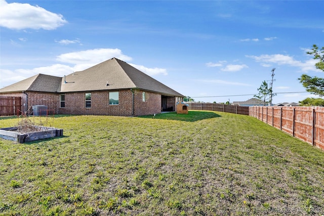 2661 S Catalayah Ln, Claremore, OK 74019 - view of yard featuring cooling unit and a garden