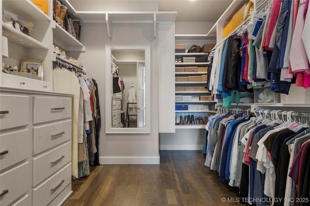 6830 E 109th St, Tulsa, OK 74133 - spacious closet featuring wood finished floors