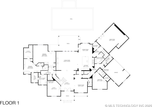 6830 E 109th St, Tulsa, OK 74133 - floor plan / room layout