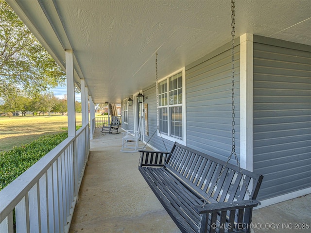 15412 E 78th St N, Owasso, OK 74055 - view of patio featuring a porch