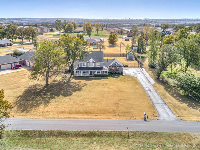 15412 E 78th St N, Owasso, OK 74055 - view from above of property