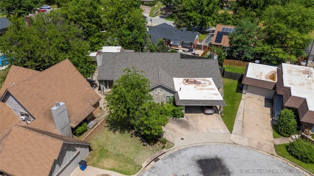 3901 E 60th Pl, Tulsa, OK 74135 - aerial perspective of suburban area