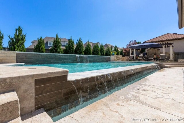 716 W 108th Pl S, Jenks, OK 74037 - view of swimming pool featuring a patio