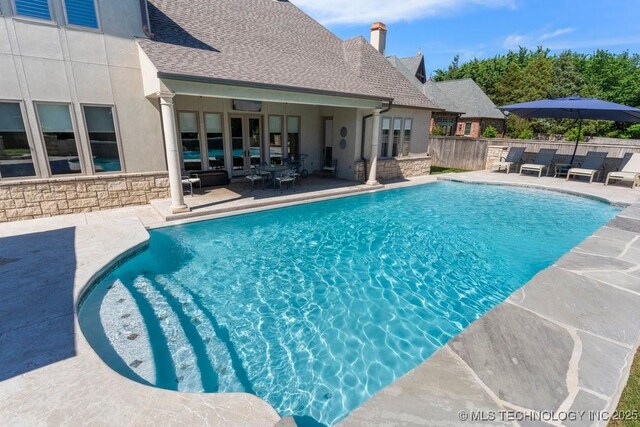 716 W 108th Pl S, Jenks, OK 74037 - view of pool with a patio area