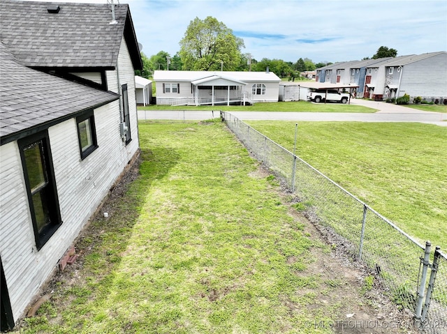 216 Belt Ave, Eufaula, OK 74432 - view of yard with fence and a residential view