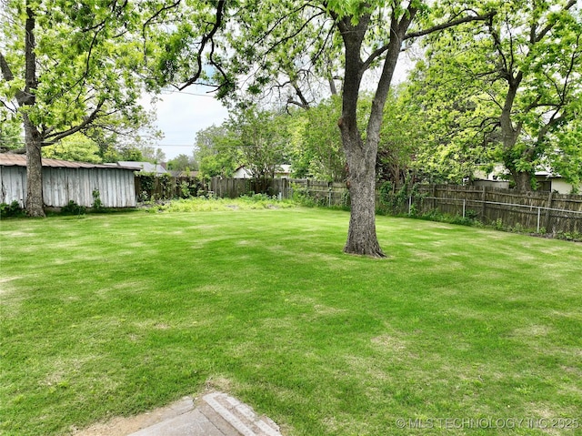 216 Belt Ave, Eufaula, OK 74432 - view of yard