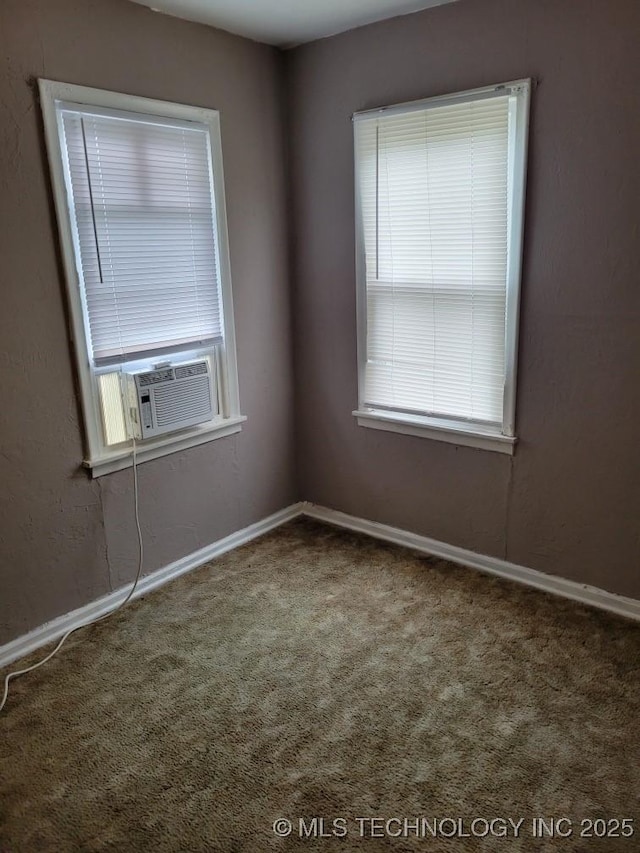 108 N Creek Ave, Bartlesville, OK 74003 - empty room with carpet, baseboards, and cooling unit