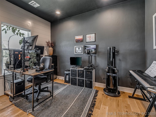 13606 S 21st Pl E, Bixby, OK 74008 - office area with wood finished floors and recessed lighting