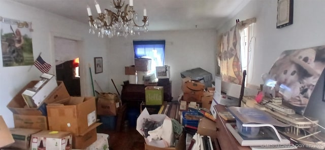 view of storage room