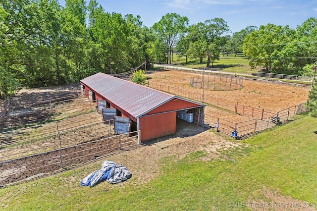 21170 S 270th Rd, Morris, OK 74445 - aerial view of property and surrounding area featuring a tree filled landscape