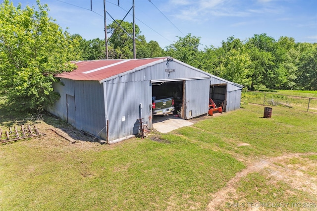 21170 S 270th Rd, Morris, OK 74445 - view of pole building