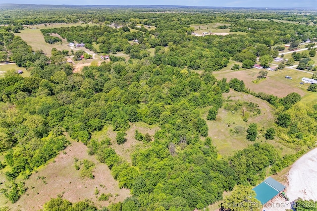 21170 S 270th Rd, Morris, OK 74445 - bird's eye view of a heavily wooded area