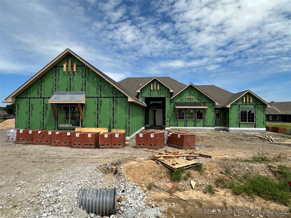 view of property under construction