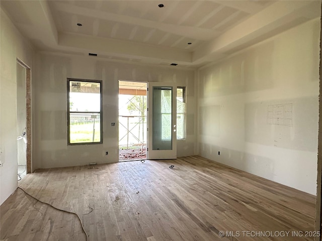 31005 E 67th St S, Broken Arrow, OK 74014 - unfurnished room with wood-type flooring