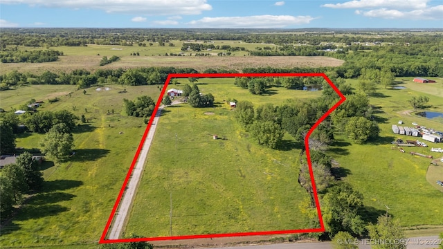 view of property location featuring property boundaries highlighted and rural landscape